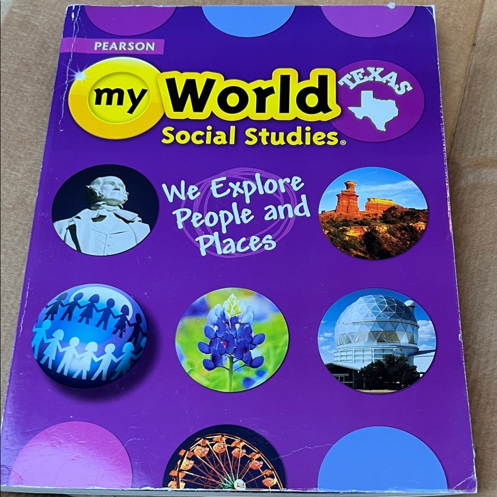 Pearson My World Social Studies Book - Purple Cover - Social Studies Curriculum